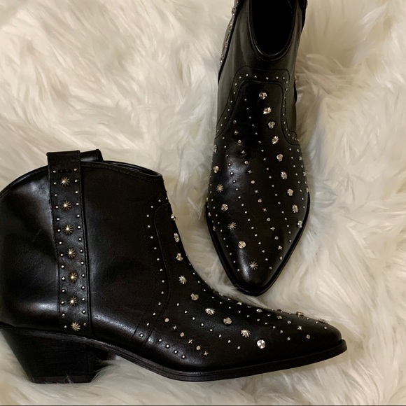 Sam Edelman Studded Leather Booties - Picture 6 of 8